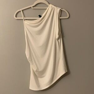 geel zoe top in white